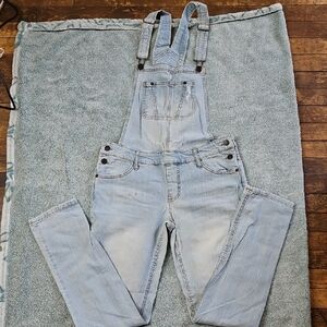 Mossimo Supply Co. Light Blue Denim Overalls